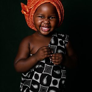Child in African clothing